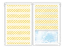 Рулонные кассетные шторы День Ночь Лариано-781 цена. Купить в «Мастерская Жалюзи»