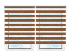 Рулонные шторы мини День Ночь Равелло 404 цена. Купить в «Мастерская Жалюзи»