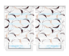 Рулонные шторы мини День Ночь Ченто-515 цена. Купить в «Мастерская Жалюзи»