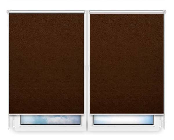 Рулонные шторы Мини Шелк-коричневый цена. Купить в «Мастерская Жалюзи»