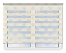 Стандартные рулонные шторы День Ночь Камино-387 цена. Купить в «Мастерская Жалюзи»