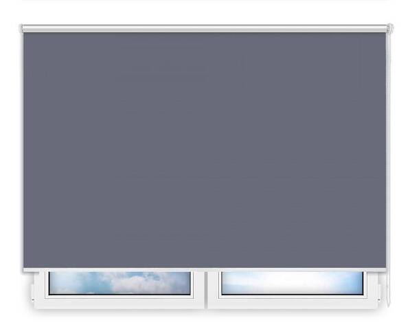 Стандартные рулонные шторы Металлик-графит цена. Купить в «Мастерская Жалюзи»