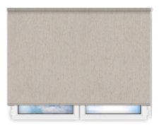 Стандартные рулонные шторы Мадагаскар-лен-серый цена. Купить в «Мастерская Жалюзи»