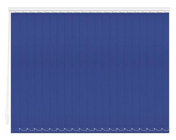 Тканевые вертикальные жалюзи Лайн-II-темно-синий цена. Купить в «Мастерская Жалюзи»