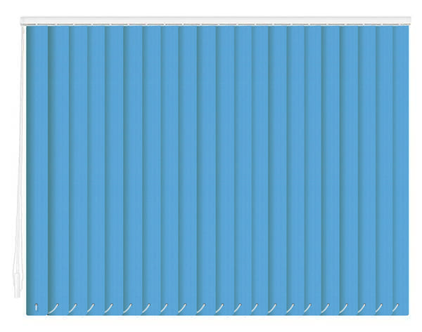Тканевые вертикальные жалюзи Каир-голубой цена. Купить в «Мастерская Жалюзи»