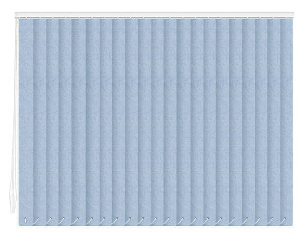 Тканевые вертикальные жалюзи Шёлк-морозно-голубой цена. Купить в «Мастерская Жалюзи»