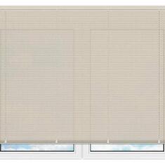 Алюминиевые горизонтальные жалюзи бежевые №23-перфорация