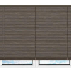 Бамбуковые горизонтальные жалюзи 309 темно-серый