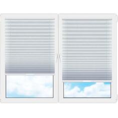 Плиссе (шторы, жалюзи) краш молочный