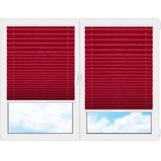 Плиссе (шторы, жалюзи) краш перл красный
