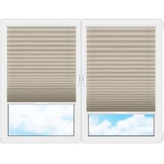 Плиссе (шторы, жалюзи) скио перл песочный