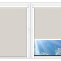 Рулонные шторы UNI Металлик-перл